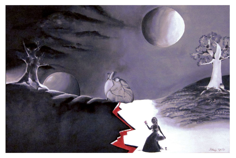 bleeding_heart_in_black_and_white_landscape